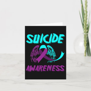 Tarjeta Apoyar la toma de conciencia sobre el suicidio en