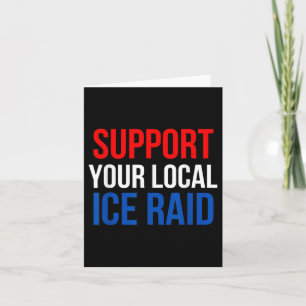 Tarjeta Apoye su Rentabilidad De Hielo Local