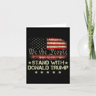 Tarjeta Apoyemos a Donald Trump en 2024
