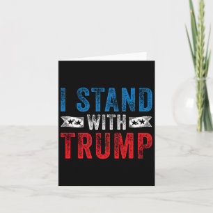 Tarjeta Apoyen las elecciones de Trump 2020 en la Repúblic