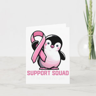 Tarjeta Apoyo a la brigada yo estaré allí para ti pingüino