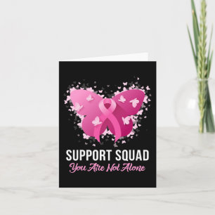 Tarjeta Apoyo a la Cinta Rosa para la Concienciación sobre