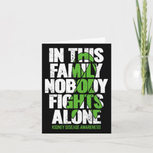 Tarjeta Apoyo a la enfermedad renal - enfermedad renal fam