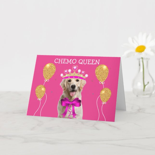 Tarjeta Apoyo a la Reina de Chemo (Planta pequeña)