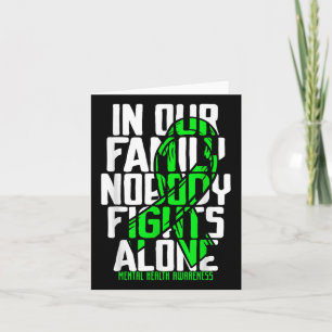 Tarjeta Apoyo a la salud mental Familia Awaring de Salud M