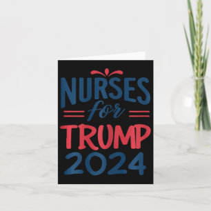Tarjeta Apoyo a las enfermeras reeleccionarias de Trump 20