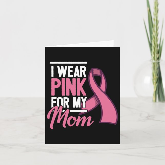 Tarjeta Apoyo al cáncer de mama (Anverso)