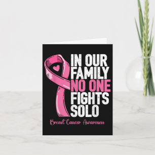 Tarjeta Apoyo al cáncer de mama Familia Mujeres Cáncer de 