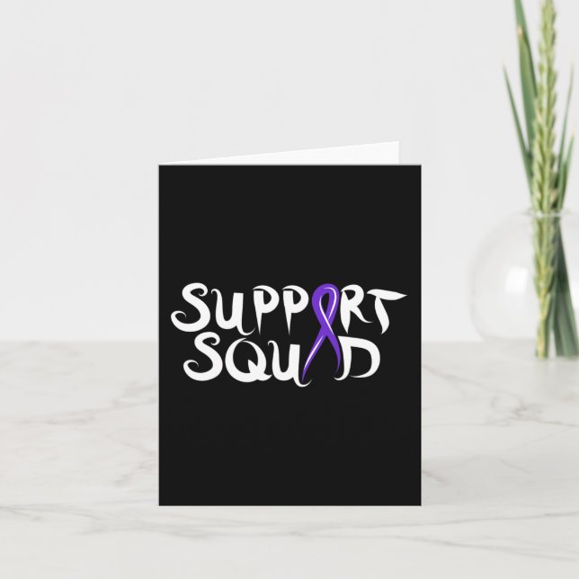 Tarjeta Apoyo al cáncer de páncreas (Anverso)