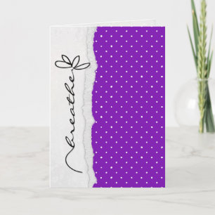 Tarjeta apoyo de estímulo daisy flower