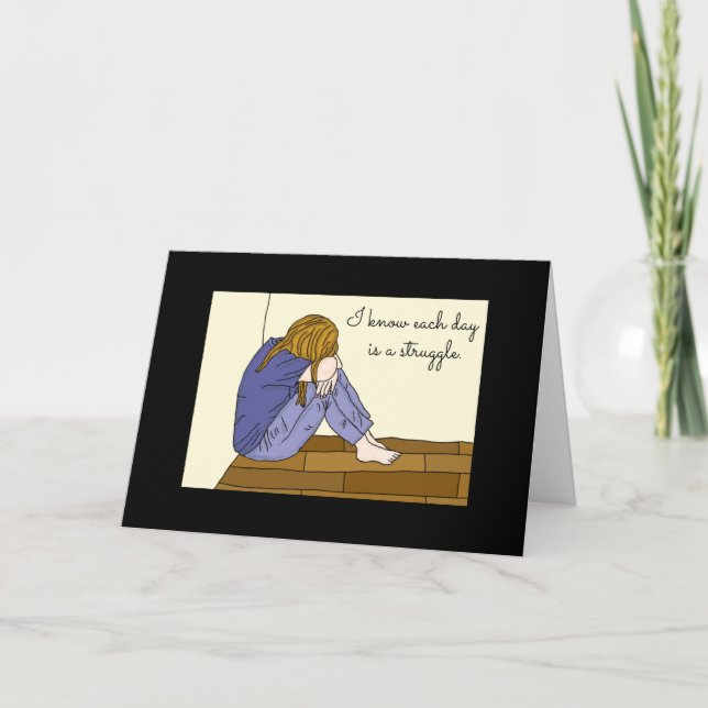 Tarjeta Apoyo emocional a las enfermedades crónicas (Anverso)