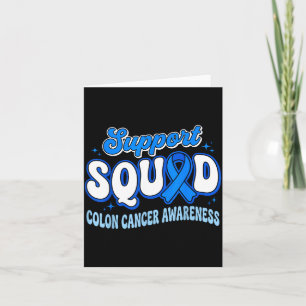 Tarjeta Apoyo Equipo Conciencia del Cáncer Colorrectal de