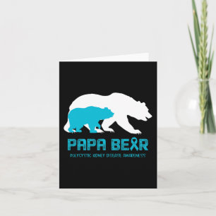 Tarjeta Apoyo Oso Conciencia sobre la enfermedad renal pol