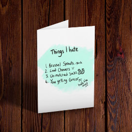 Tarjeta Apoyo y estímulo al cáncer