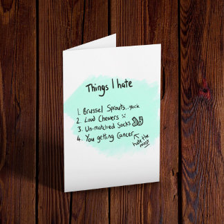 Tarjeta Apoyo y estímulo al cáncer