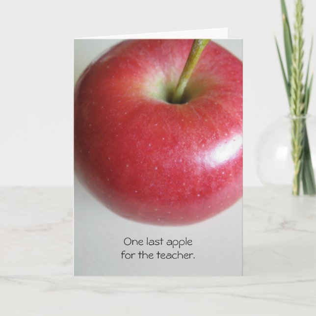 Tarjeta Apple de Jubilación de Maestros (Anverso)