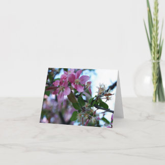 Tarjeta Apple florece Notecard 1