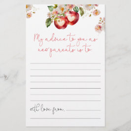 Tarjeta Apple of Our Eye Advice para los padres