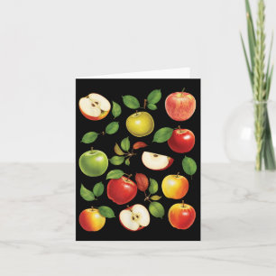 Tarjeta Apple Picker de variedades de Apple de diferentes