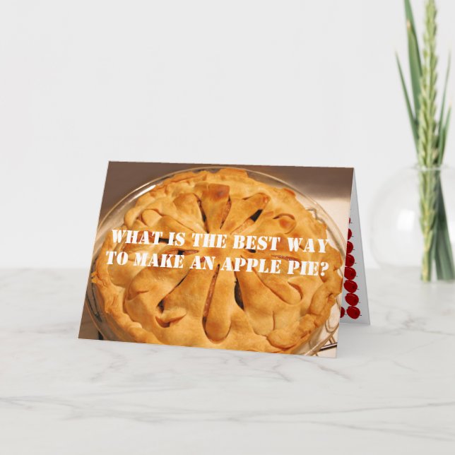 Tarjeta Apple Pie (Anverso)