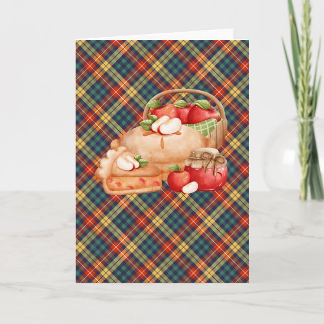 Tarjeta Apple Pie Time Blank (Anverso)