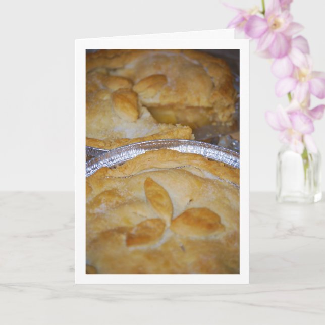 Tarjeta Apple Pies Americanos, Cocina De Postre (Orquídea)