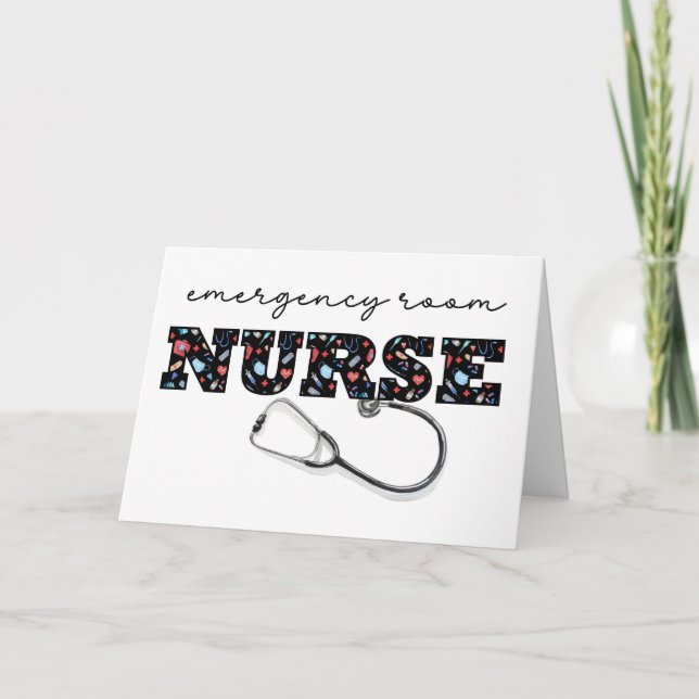 Tarjeta Apreciación de ENFERMERÍA de la sala de emergencia (Anverso)