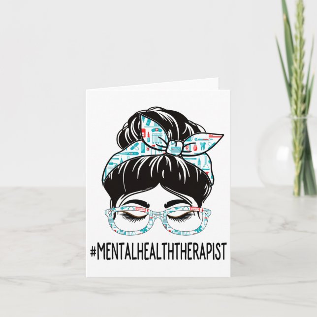 Tarjeta Apreciación de la Semana de Terapia de la Salud Mu (Anverso)