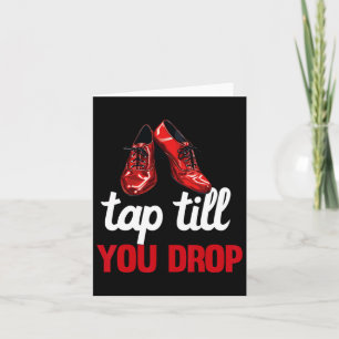 Tarjeta Apreciación de las profesoras de danza de Tap por