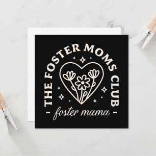 Tarjeta Apreciación del grupo de apoyo del club para madre