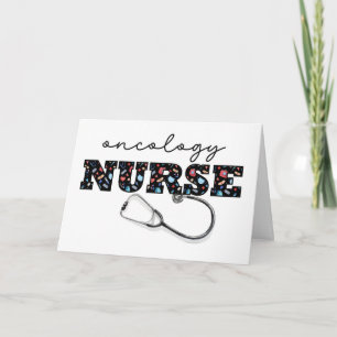 Tarjeta Apreciación oncológica de NURSE en el Día de las E