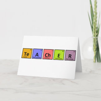 Tarjeta Apreciación periódica del profesor de tabla