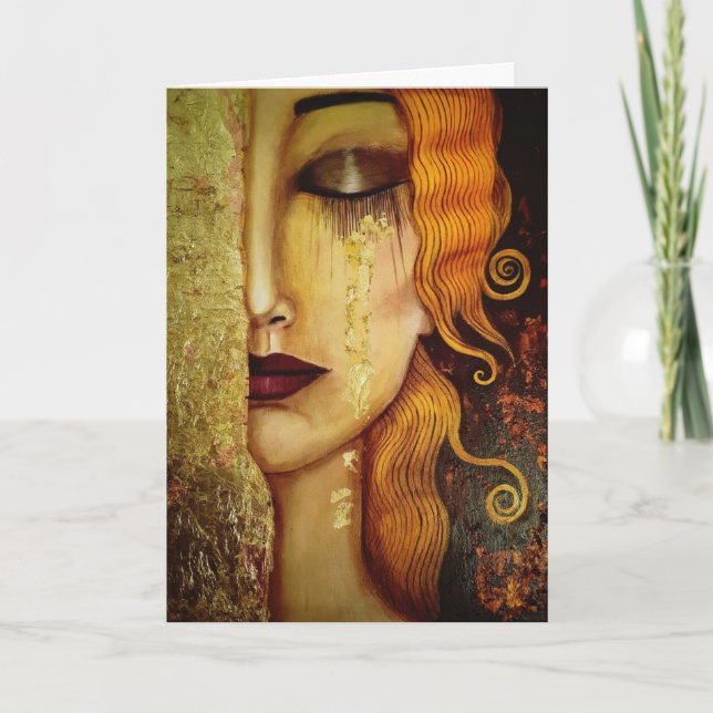 Tarjeta Apreciada dama de oro (Anverso)