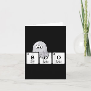 Tarjeta Aprender Química Con El Profesor De Fantasmas Boo 