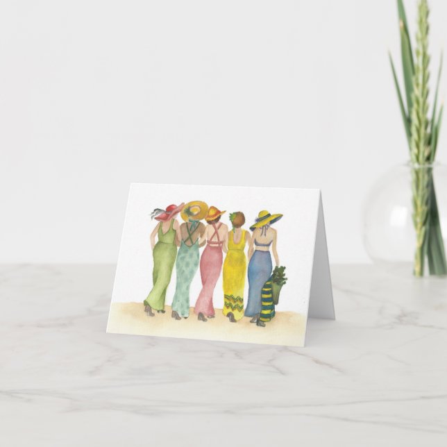 Tarjeta Aprendiendo a bailar bajo la lluvia (Anverso)