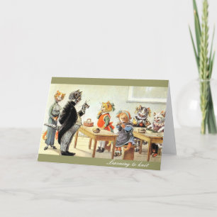 Tarjeta Aprendizaje hacer punto