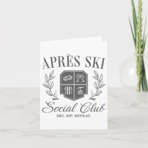 Tarjeta Apres Ski Social Club Downhill Esquí Sip Repe