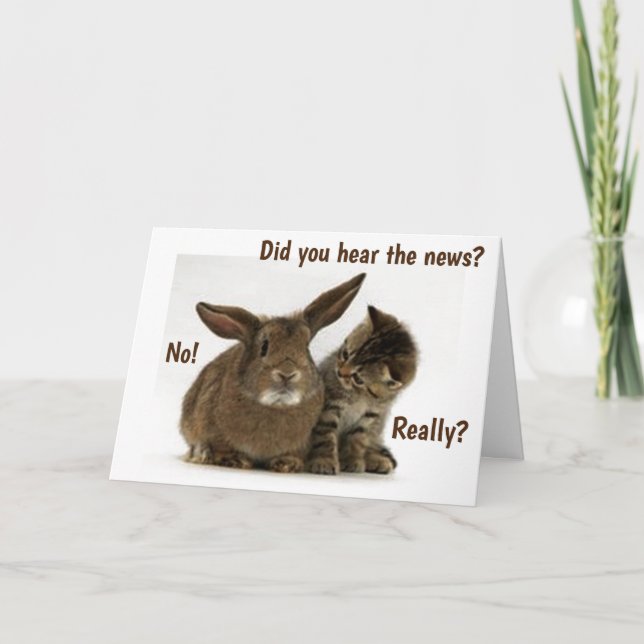 TARJETA APRESÚRATE Y DI ****FELIZ PASCUA**** (Anverso)