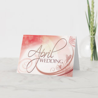 Tarjeta April Boda Card