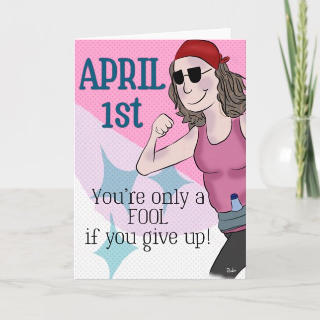 Tarjeta April Fools (Anverso)