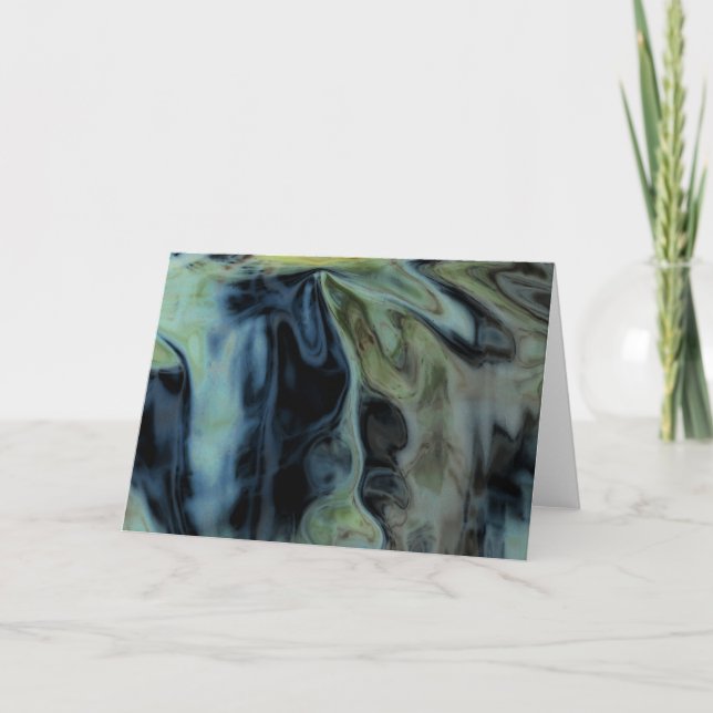 Tarjeta "April Woods I" Foto Resumen modificada digitalmen (Anverso)