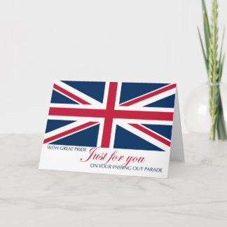 Tarjeta Aprobar el desfile felicitaciones a Union Jack