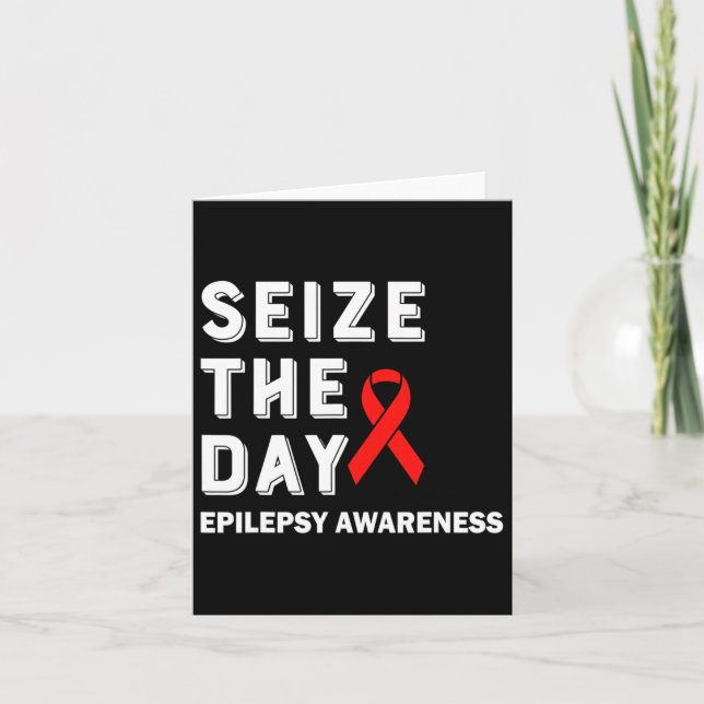 Tarjeta Aprovecha El Día Conciencia De La Epilepsia  (Anverso)