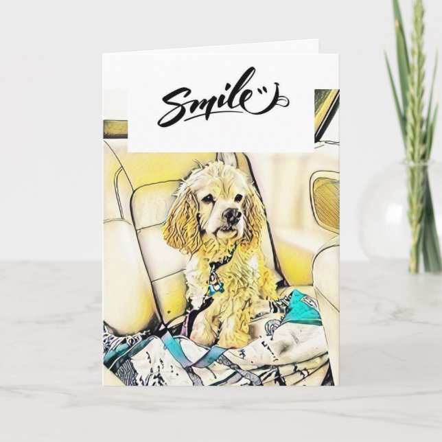 TARJETA **APUESTO A QUE ESTÁS FELIZ** HUMOR DE RETIRO (Anverso)