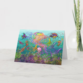 Tarjeta Aqua Fantasy Art