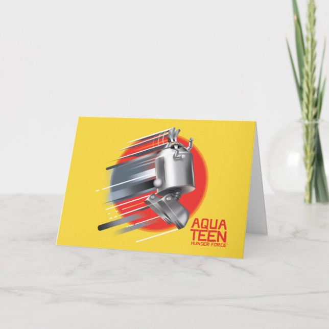 Tarjeta Aqua Teen Hunger Force Rabbot (Anverso)
