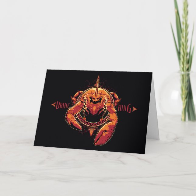 Tarjeta Aquaman | Gráfico de Brine King (Anverso)