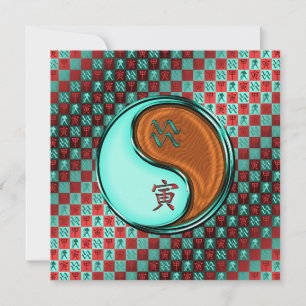 Tarjeta Aquarius & Wood Tiger