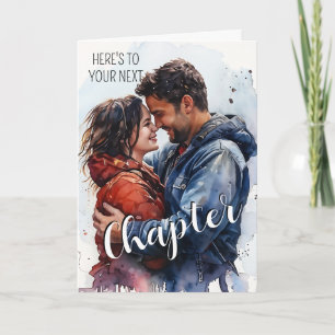 Tarjeta Aquí está tu próximo capítulo.