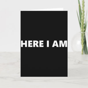 Tarjeta Aquí estoy envíame Isaías 6_8 Fe cristiana Biblia